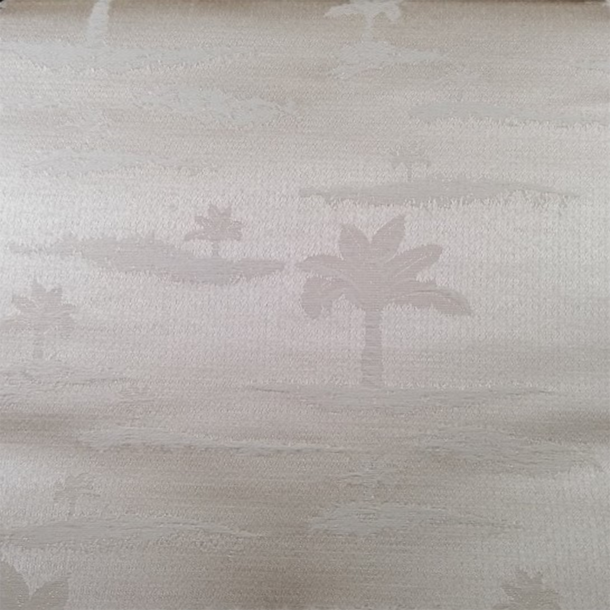 Tea House Oasis Fabric—Ivory Damask Fabric—Upholstery—High-Quality Polyester Blend—Sold by The Yard—54" Inches Wide