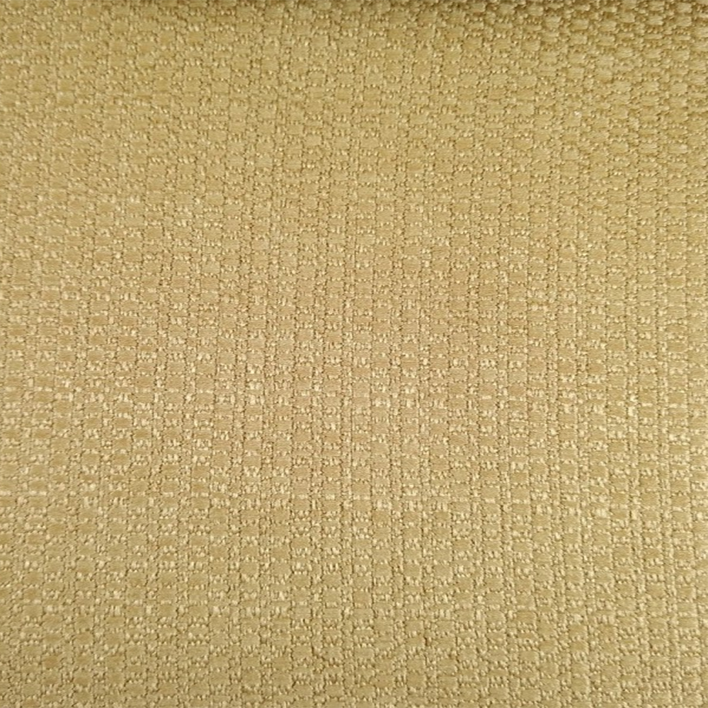 Close-up view of a solid patterned latte brown fabric texture| sold by Beautiful Windows Elgin