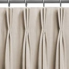 Custom-Length Curtain— Pinch Pleat— New Red Color—Stylish Easy to Hang—5" Inches Header—47"Inches Wide—Nationwide Shipping