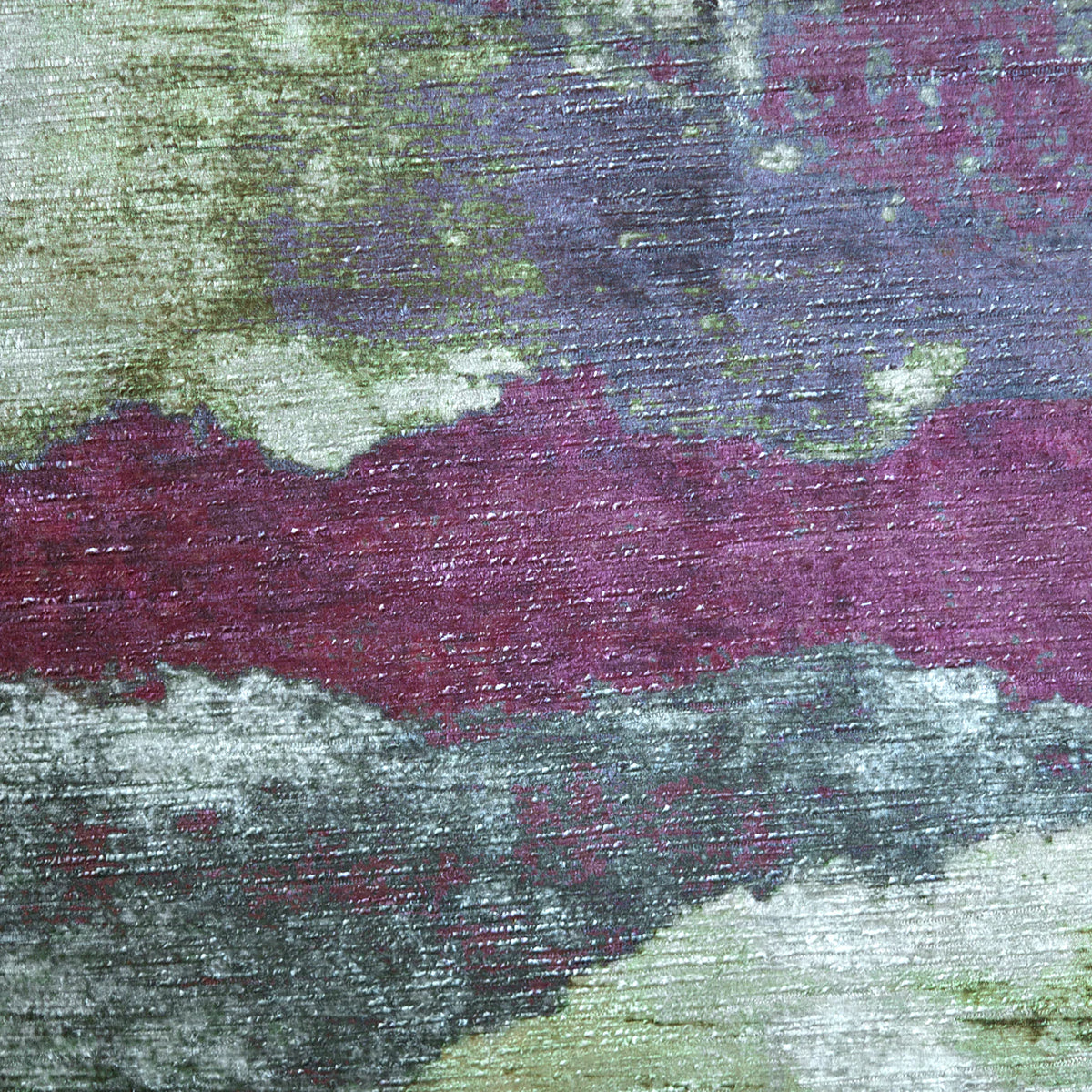 Chenille Velvet Purple Home Decor Fabric—100% Polyester—Woven Backing—54" Inches Wide—Sold by the Yard
