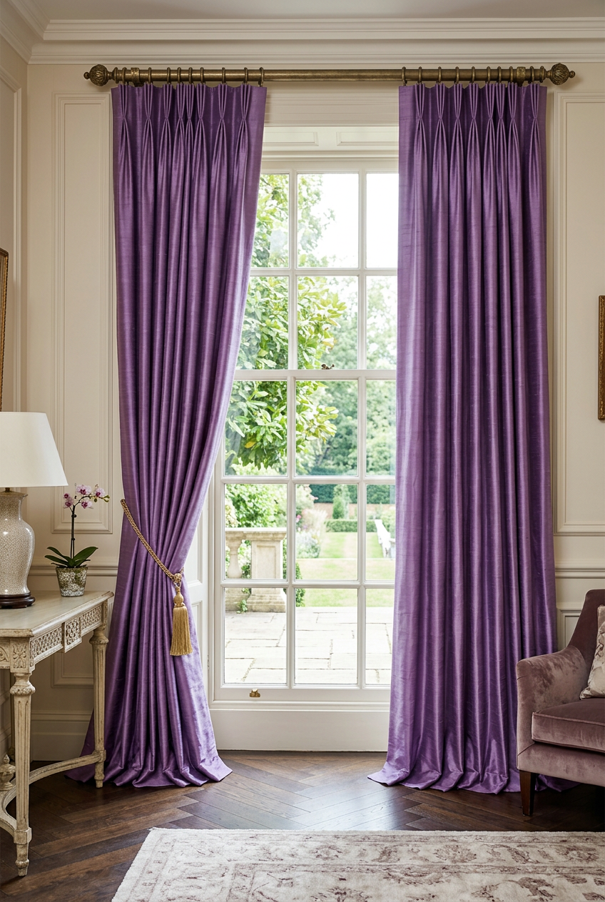 Solid purple color swatch with a textured pattern