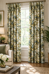 A richly toned, ready‑to‑hang pinch pleat panel designed for fast installation and a luxe finish.