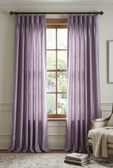 Close-up of a textured purple fabric surface
