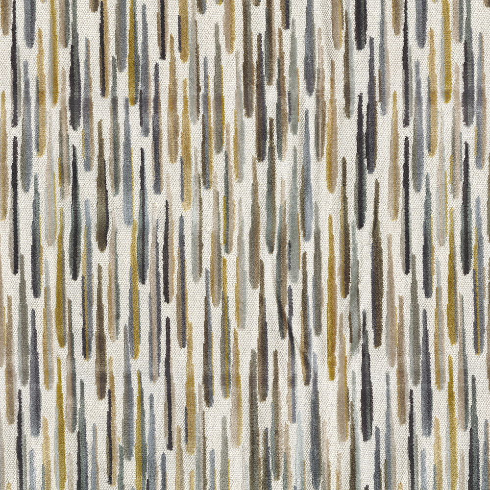 Caler Stripe—Multi-Color Toffee Brown —77% Rayon,23% Polyester Fabric—Premium Quality—56"-Inches Wide—Sold by the Yard