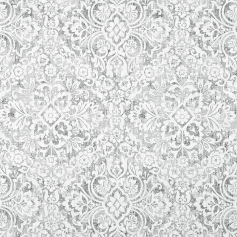 Anjou Grey Window Curtain Fabric—100% Polyester 54" Wide—Sold by Yard