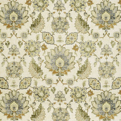 Benbrook Floral Curtain Fabric – Linen Viscose Blend Drapery Material by Beautiful Windows Elgin