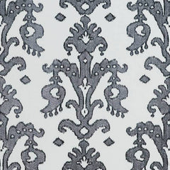 Revenant Floral —Window Treatment Fabric—Black/ White—100% Cotton,—54" Wide—Sold by the Yard