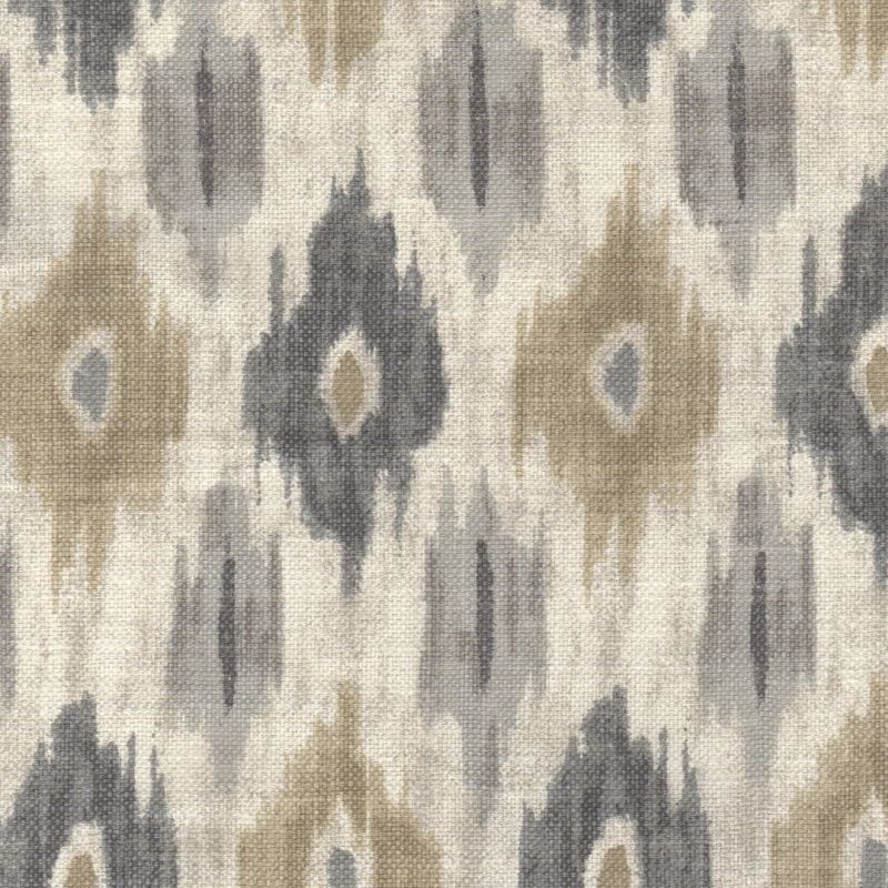 Polka Dots—Window Curtain Fabric—Grey—High-Quality—100% Polyester —Sold by The Yard—54" Inches Wide