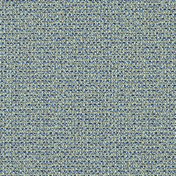 Mélange Blue/Turquoise/Aqua Color Fabric—High-Quality Upholstery—53% Polyester, 37% Linen—Sold by The Yard—54" Inches Wide