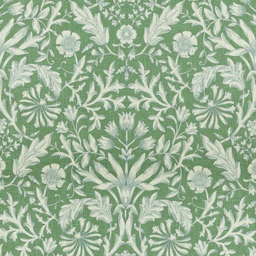 FRANÇAISE GREEN TOILE DRAPERY FABRIC