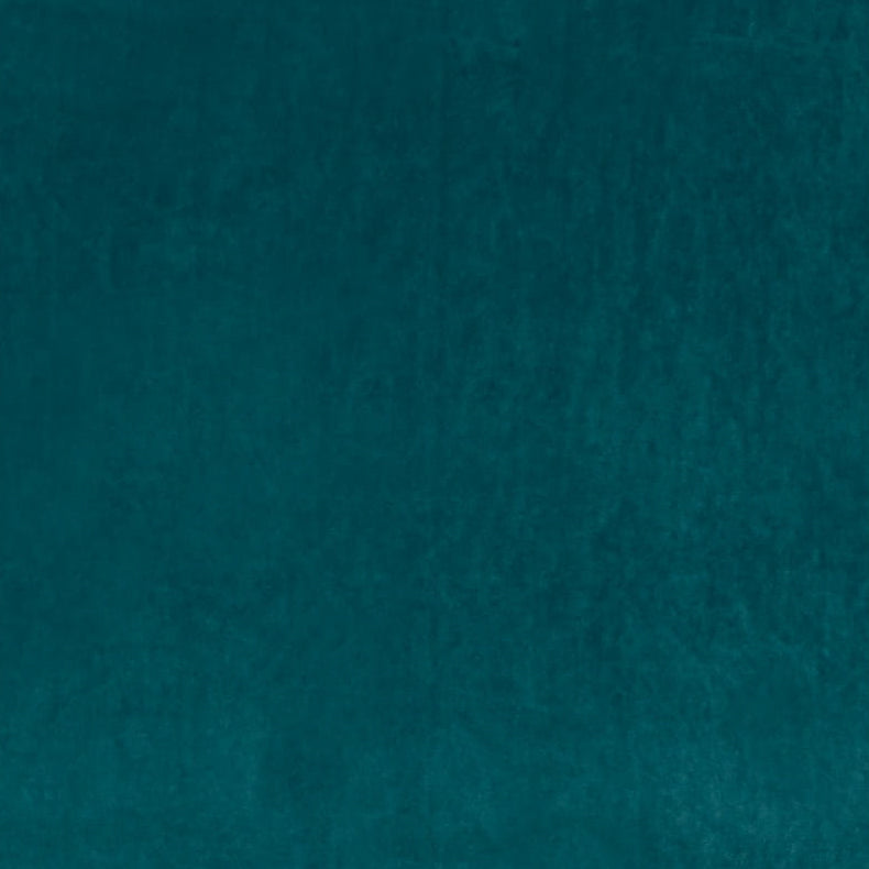 Velvet Turquoise Blue Fabric — 65% Poylester 35% Cotton— Multi-Purpose—Sold by The Yard—52" Inches Wide