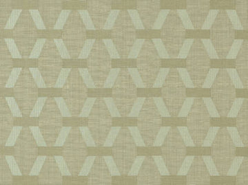 Raffia curtain -abstract drapery fabric