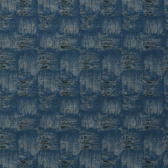 BISTRE-COTTON BLEND CURTAINS (BLUE)