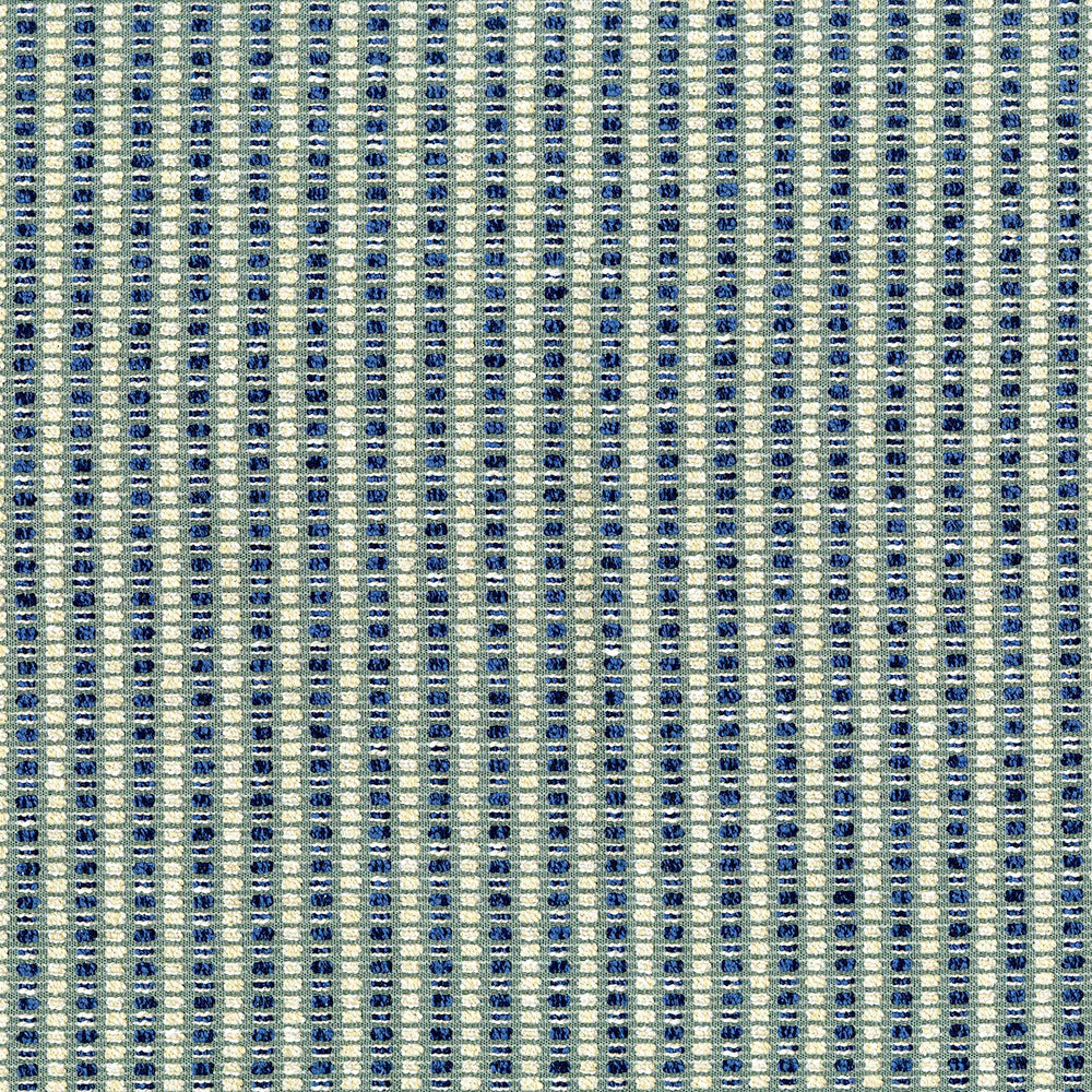Echo Stripes Ink Blue Color—Upholstery Fabric—93% Polyester,7% Linen—Sold by The Yard—54" Inches Wide