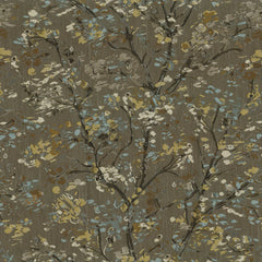 Hyde Sydney Floral Fabric— Multi-Color-Oyster—High-Quality—100% Polyester —Sold by The Yard—54" Inches Wide