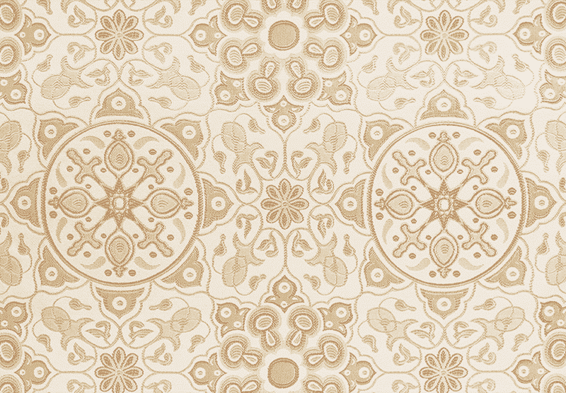 Senja beige curtain-brown drapery fabric