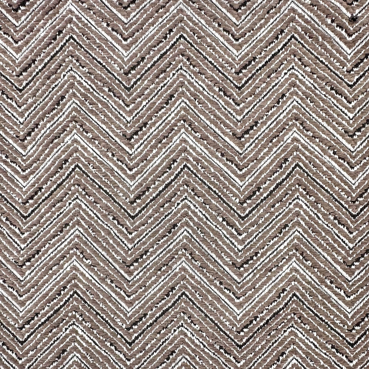 Mud-Brown Herringbone Pattern—Upholstery Fabric—100% Polyester—Sold by the Yard—54" Inches Wide