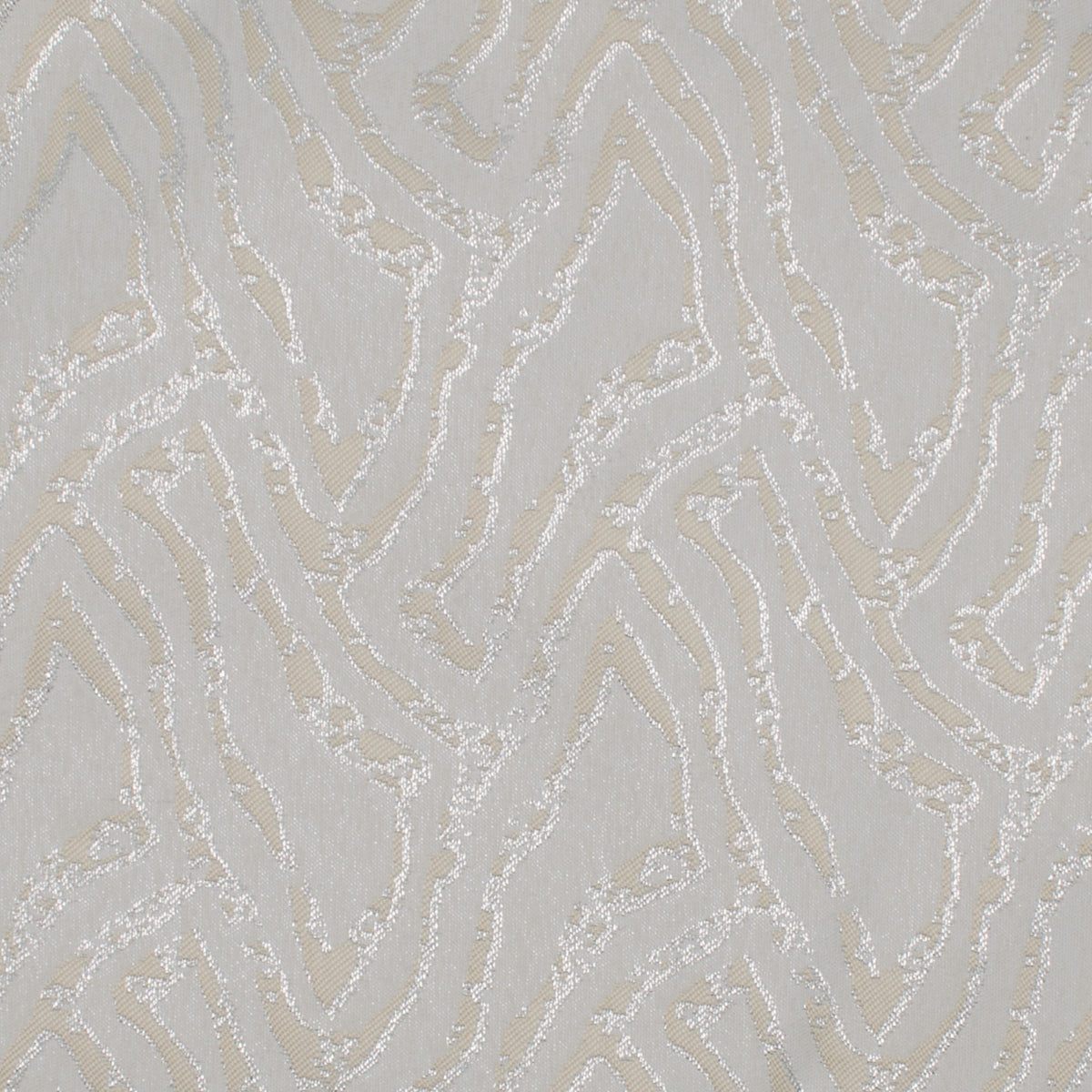 Mirabilia multi-purpose drapery fabric in ecru color with a small-scale geometric pattern.