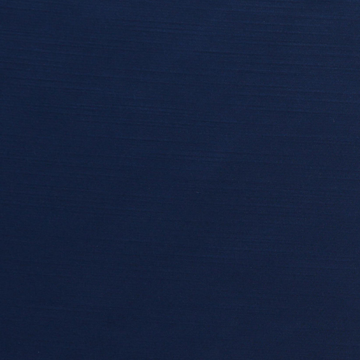 Close-up view of a dark blue rod pocket curtain panel | Sold by Beautiful Windows Elgin- USA