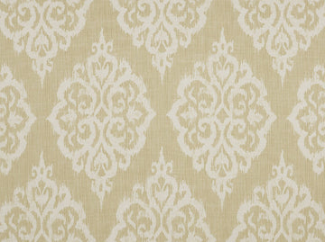 TANTIGER MADE TO MEASURE COTTON BLEND DRAPES (BEIGE/GOLD)