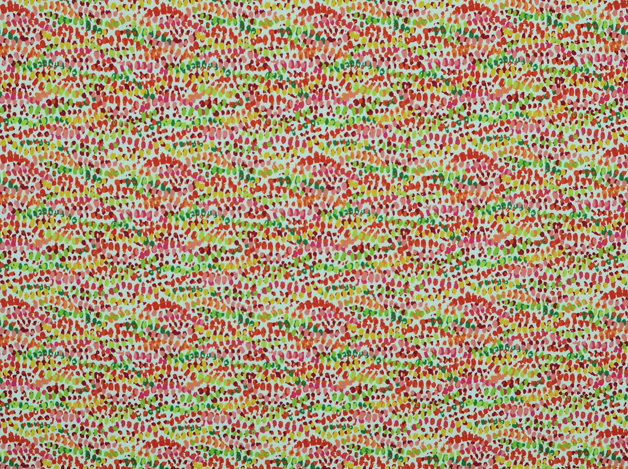 TRAP QUEEN MADE TO MEASURE COTTON POLY CURTAINS & DRAPES (GREEN/ RED DOTS)