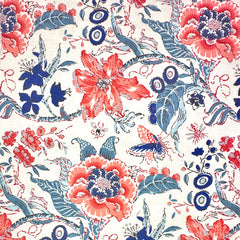 Wild Flower-White—Durable Quality 100% Cotton—Sold by The Yard—Width 54" Inches Wide—Shipped Nationwide