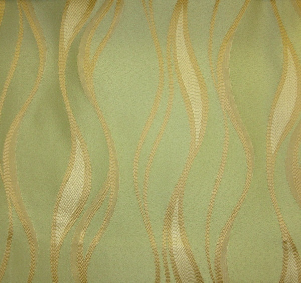 green curtain fabric