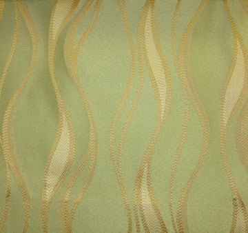 green curtain fabric